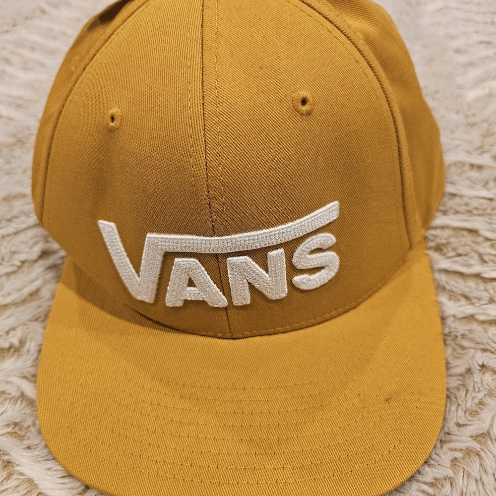 Vans Golden Yellow Snapback with White Embroidered Logo